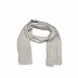 Plain stole in crinkled cotton fabric - Grey